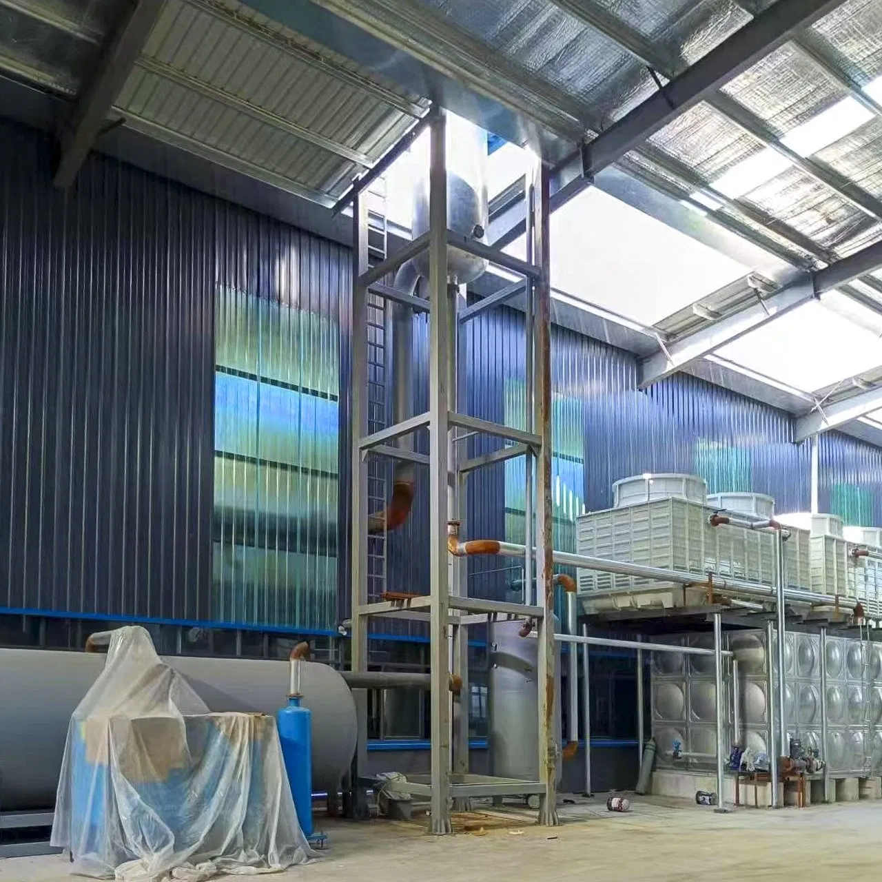 EPS Foam Auxiliary Equipment Including Ejectors/Cooling Tower/Steam Tank/Bolier/Air Compressor/Silo/Air Tank/Filling Gun