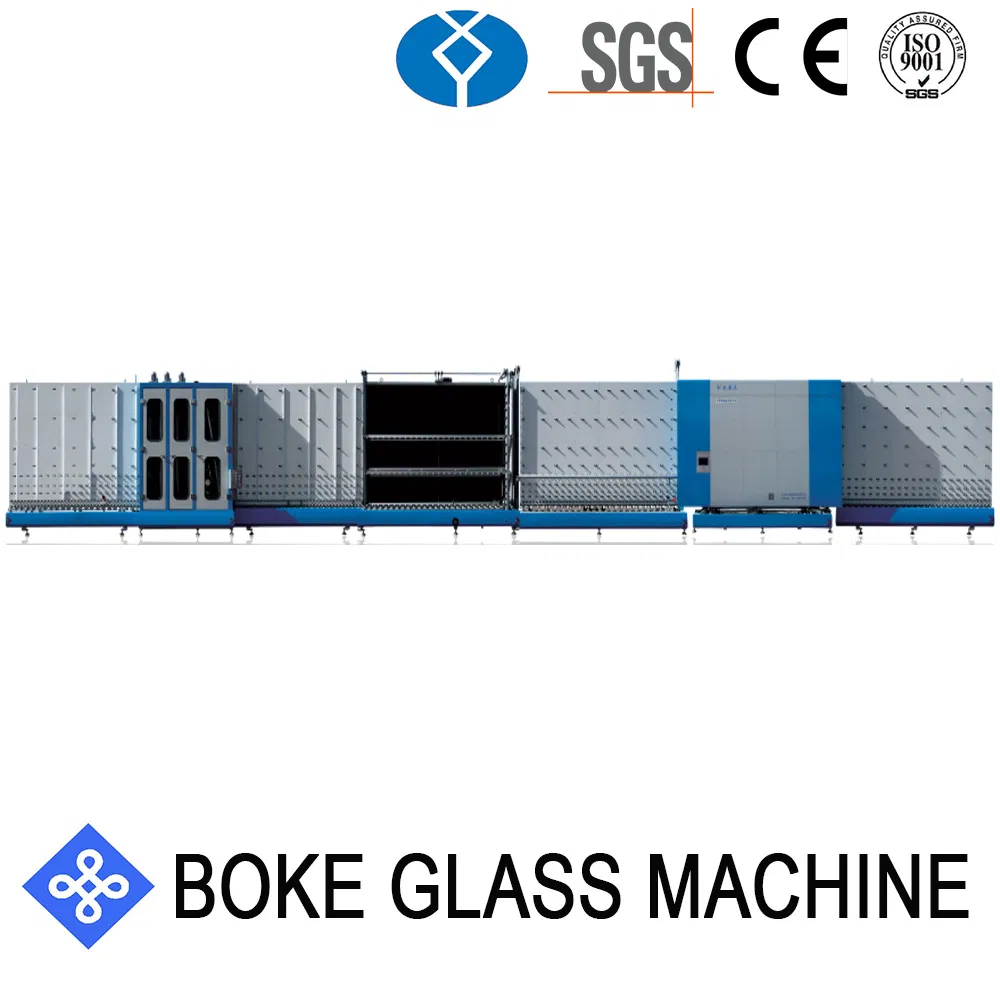 Automatic out-Panel Assembly Insulating Glass Press Machine with Glass Washing Machine