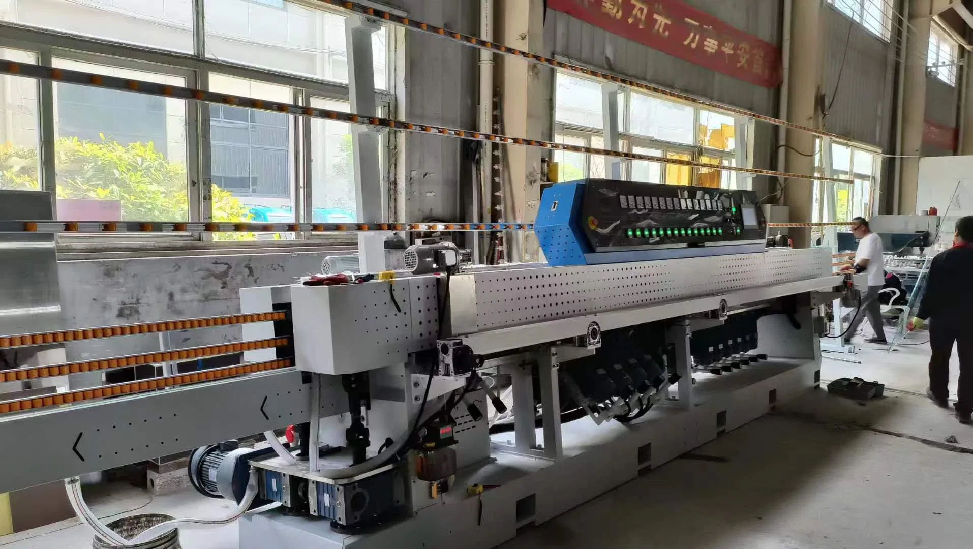 Automatic Glass Straight Line Edging Polishing