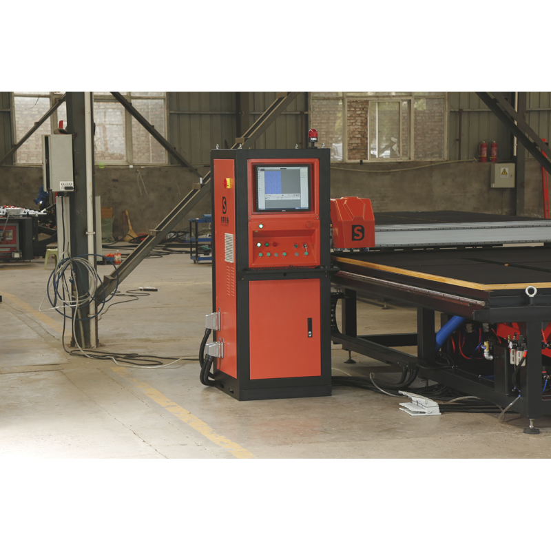 Oil Cutter Automatic Float Glass Cutting Machine Table with High Efficiency PLC Control Low-E Film Removal