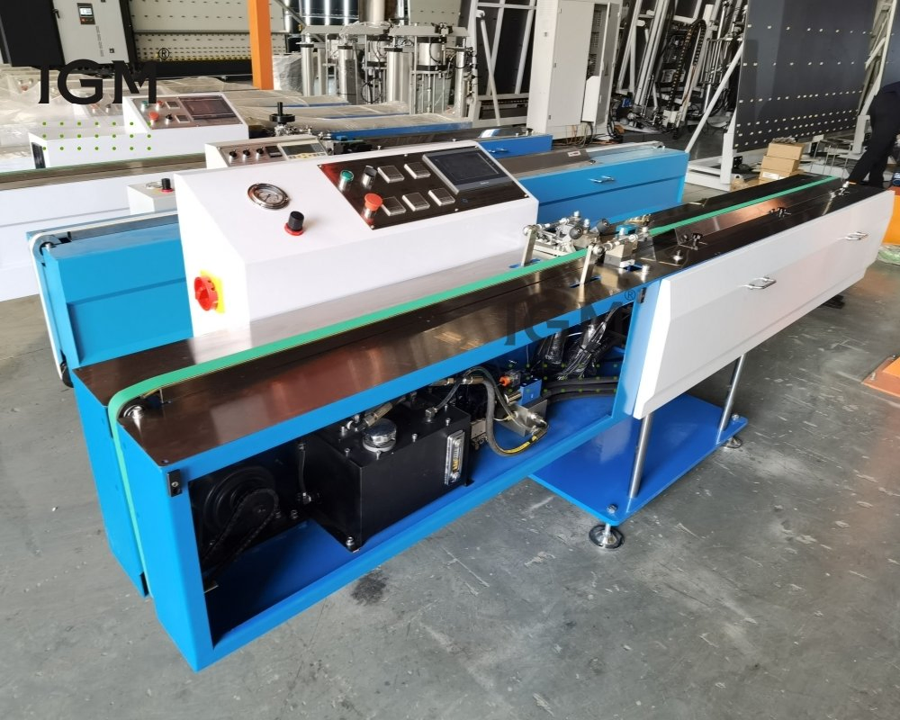 Double Glazing Glass Making Aluminium Spacer CNC Automatic Butyl Extruder Machine