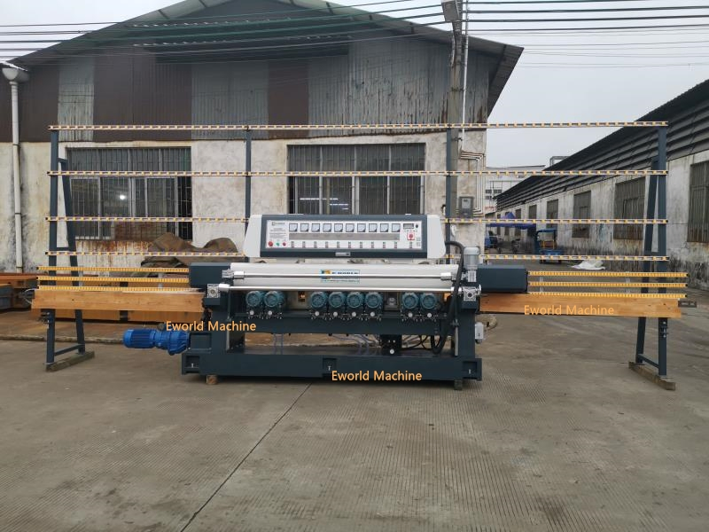 Glass Edging Machine 9 Motor Glass Edging Beveling Machine