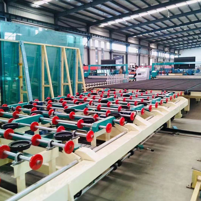 Full Automatic CNC Flat Glass Cutting Production Line for Jumbo Glass 6100mm by 3300mm