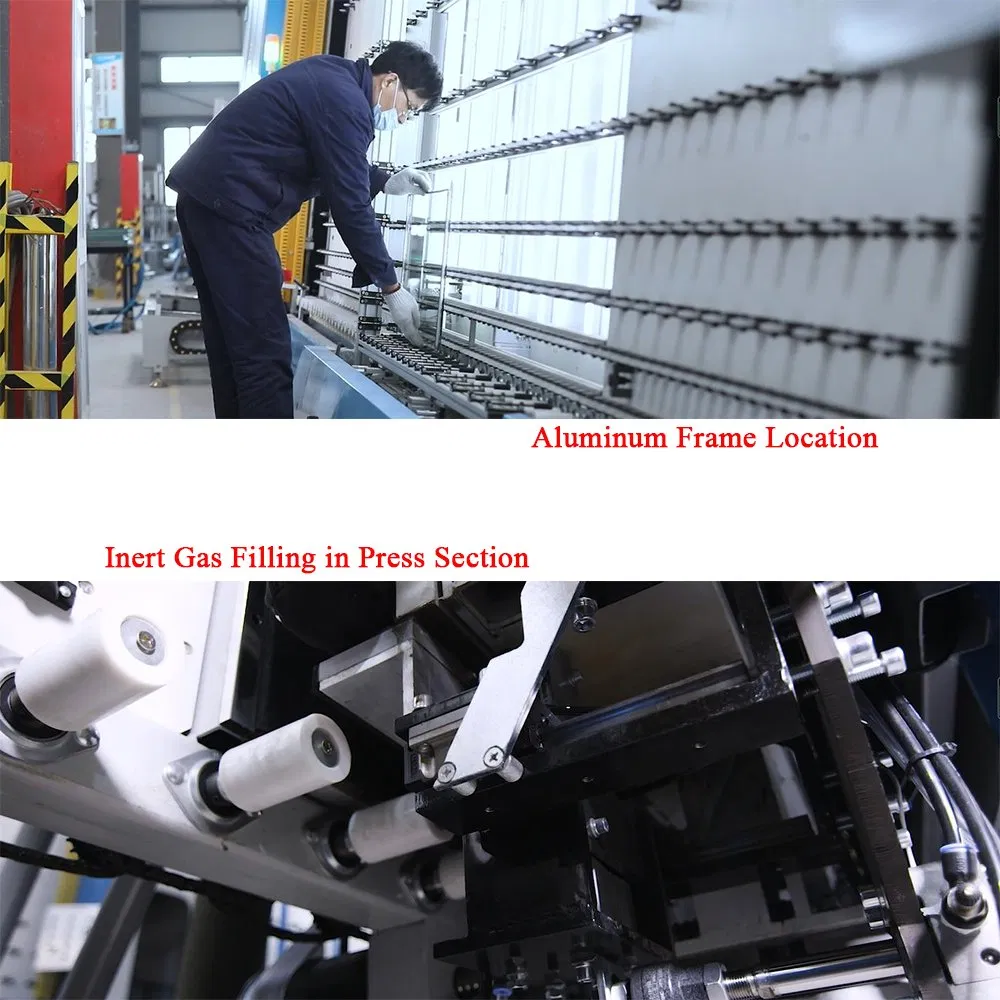 Automatic Assembly Panel Press Insulating Glass Machine with Glass Washing Machine