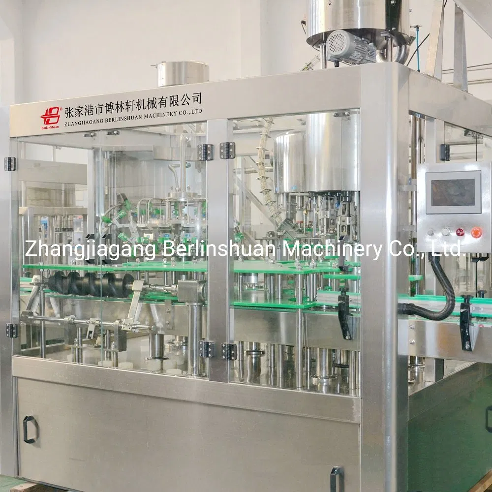 3-in 1 Automatic Glass Bottle Wine Alcoholic Beverage Processing Plant Equipment Liquor Drink Whisky Vodka Beer Production Line Filling Making Filling Machine