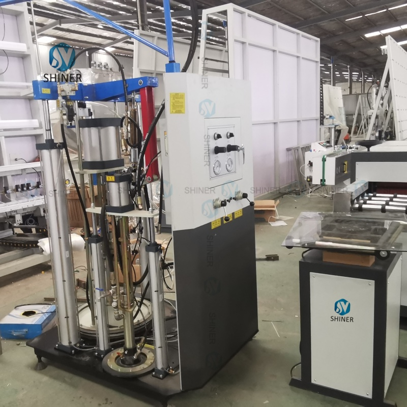 Nisen 2025 Rotated Sealant Spreading Table for Insulating Glass Machine Good Quality Hot Sale Hollow Glass Production Line Durable