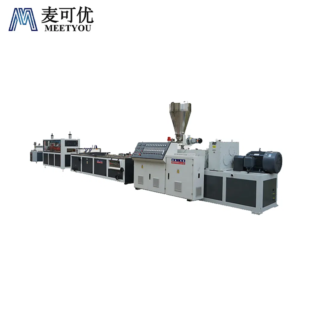Meetyou Machinery Metall Profil Production Line OEM Custom China PVC PE WPC PC High Strength UPVC Door Glass Profile Production Line Factory