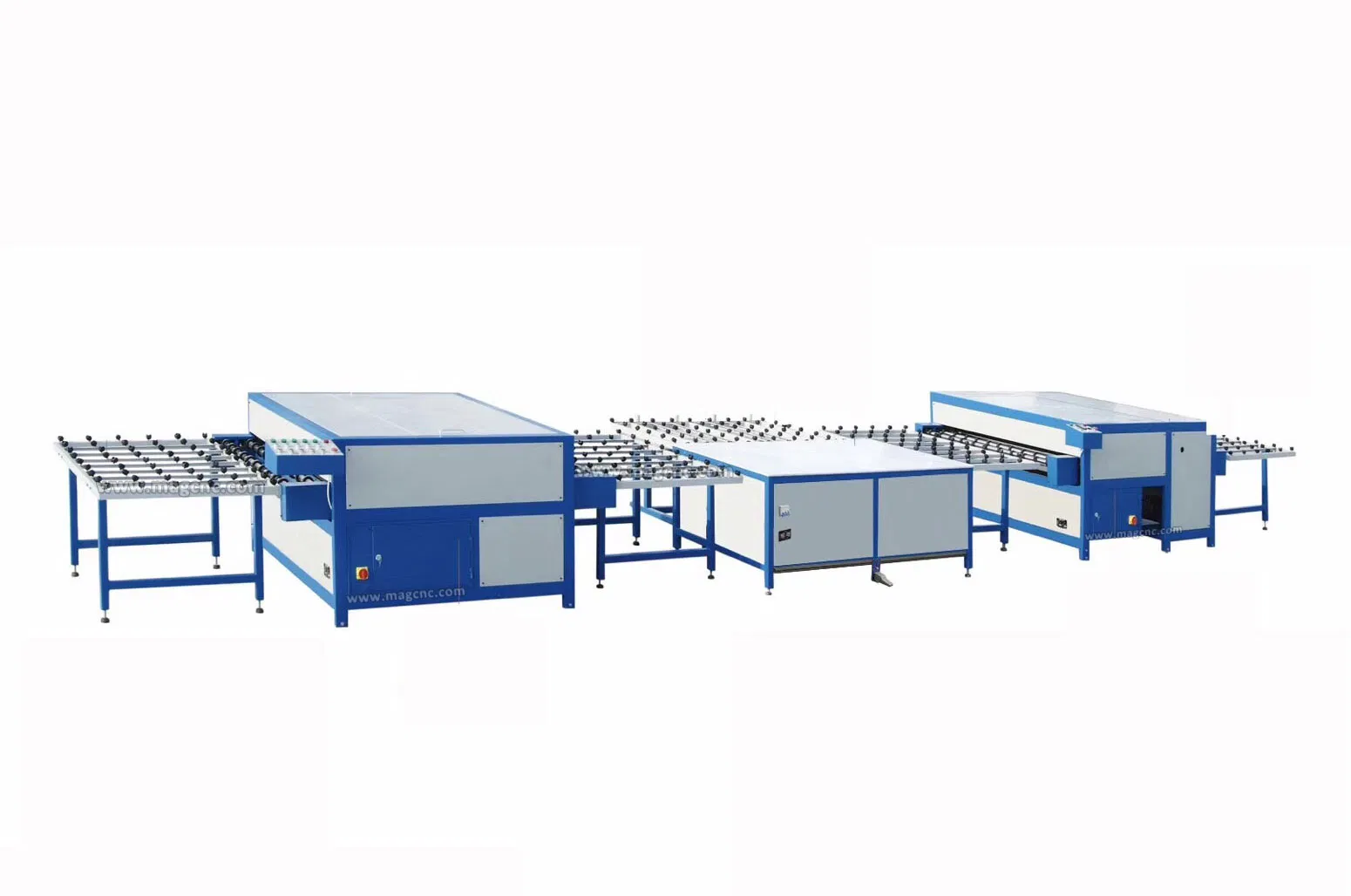 Automatic Horizontal Hot Roller Press Machinery Insulating Glass Production Line
