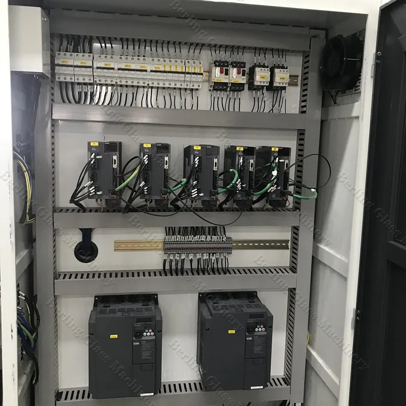 Automatic Glass Vertical Drilling Milling Polishing Machine for Shower Room Bathroom Glass CNC Center and Glass Drilling Milling Production Line