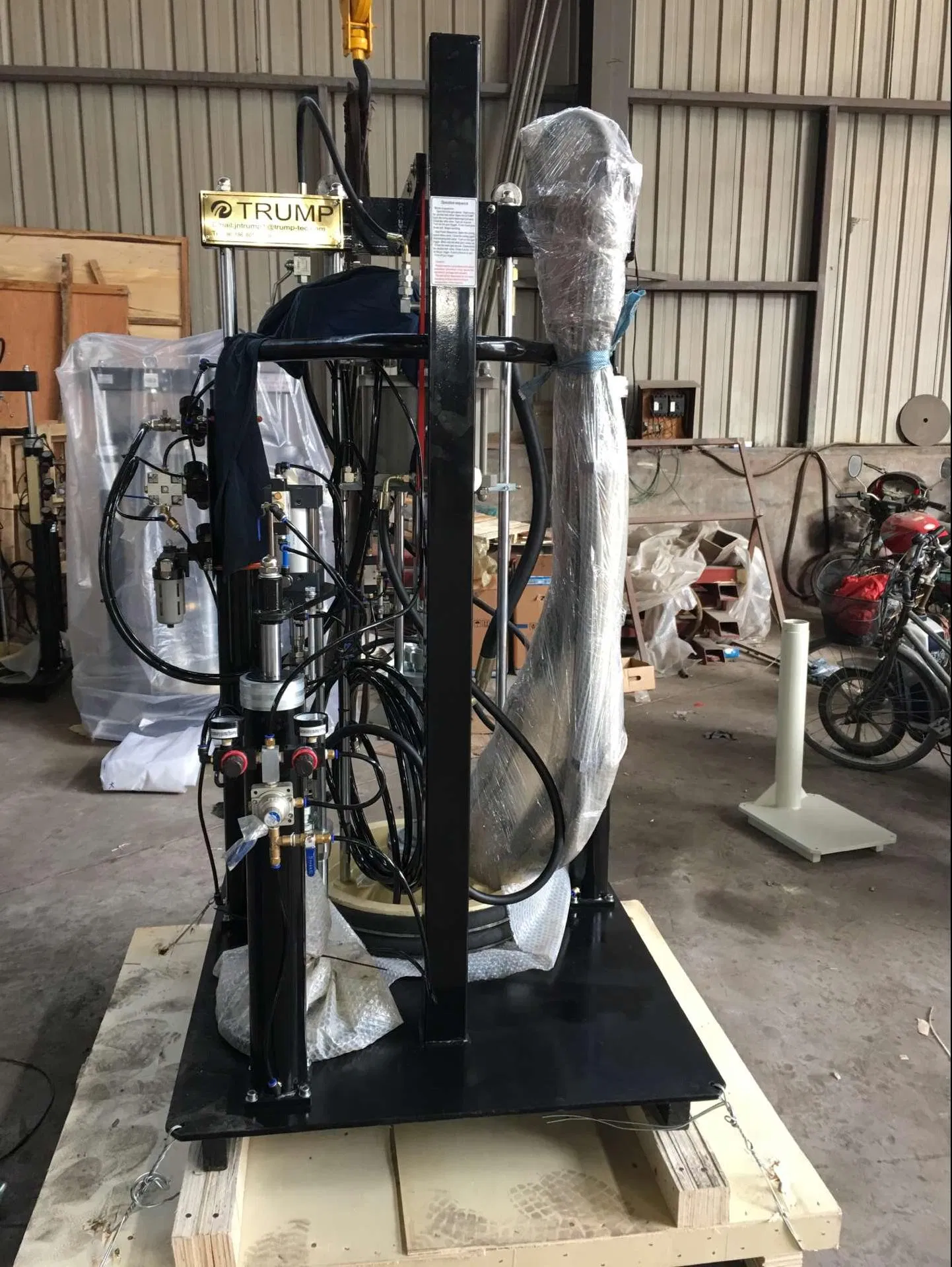 Glass Processing Machinery Two Component Rubber Silicone Sealant Spreading Machine/ Double Glazing Machine/ Insulating Glass Machine