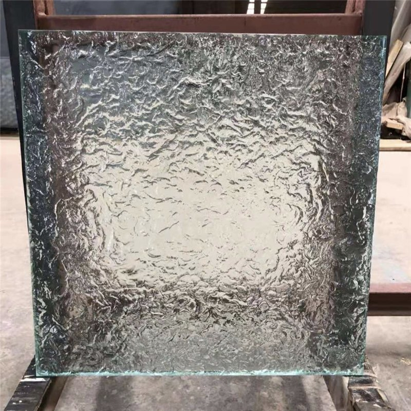 Customized Hot Melt Cast Tempered Glass Art Decorative Fusing Glass