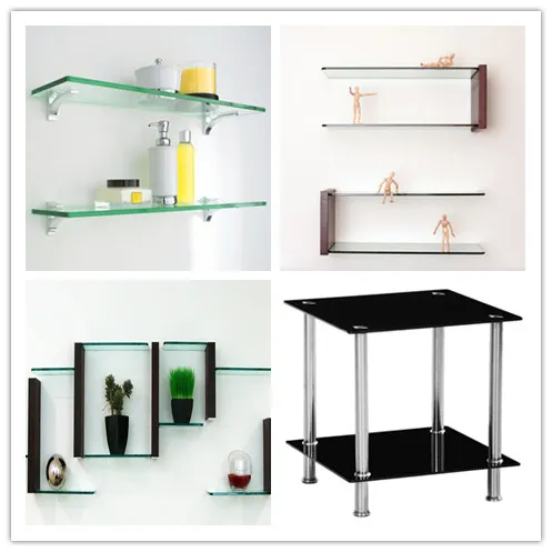 Glass Shelves for Washing Room