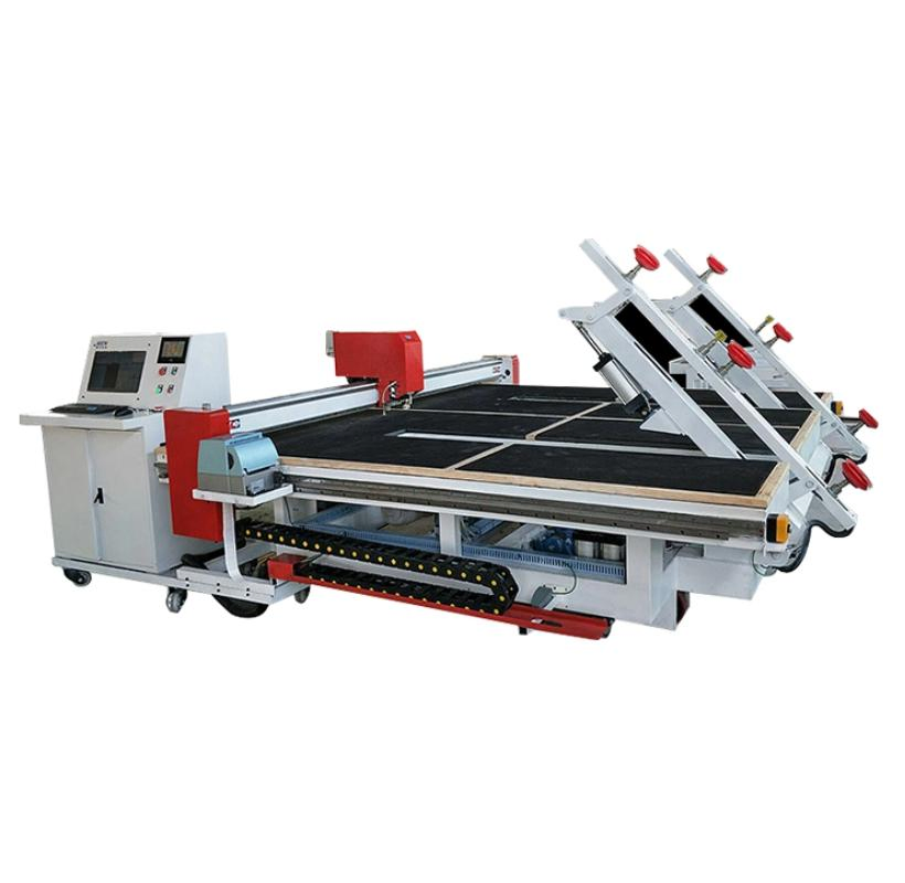 Float Glass Loading Cutting Breaking Integrated Machine with Low-E Deletion