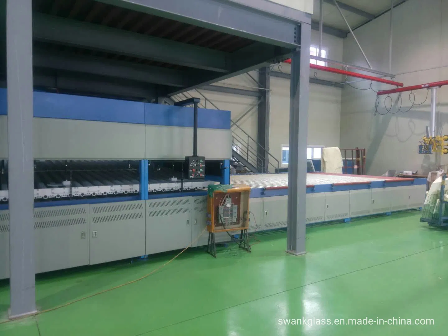 Flat Glass Tempering Furnace with Forced Convection System High Quality Tempered Glass Production Line
