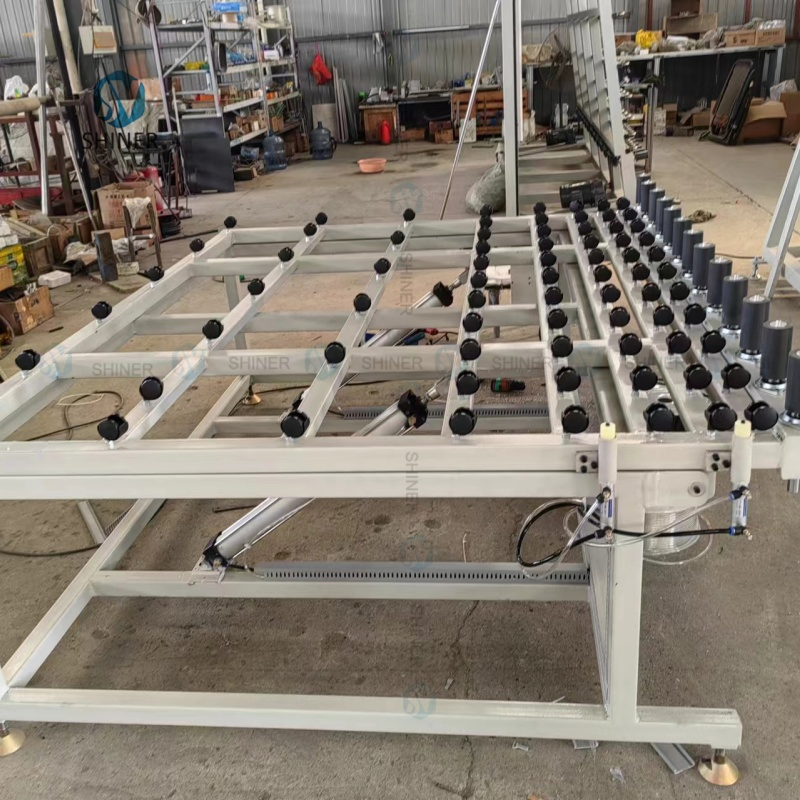 Nisen 2025 ISO CE Hollow Glass Insulating Glass Production Line Hollow Glass Horizontal Tilting/ Flip Table Glass Machine Durable Glass Processing