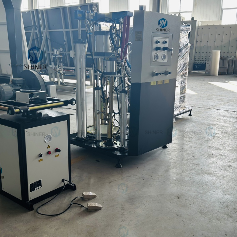 Nisen 2025 Good Quality Glass Rotating Sealant Spreading Table for Insulating Glass Machine Double Glazing Glass Equipment Hollow Glass Processing