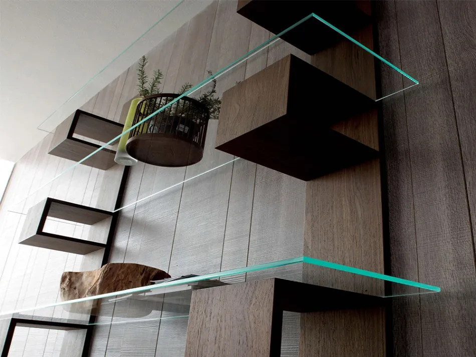 Glass Shelves Decoration