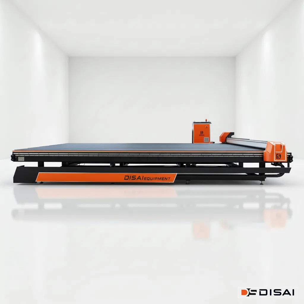 Oil Cutter Automatic Float Glass Cutting Machine Table with High Efficiency PLC Control Low-E Film Removal