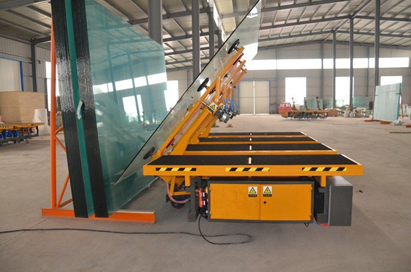 Industrial Air Flush Processing Operation Cutting Glass Loading Cutting Machine