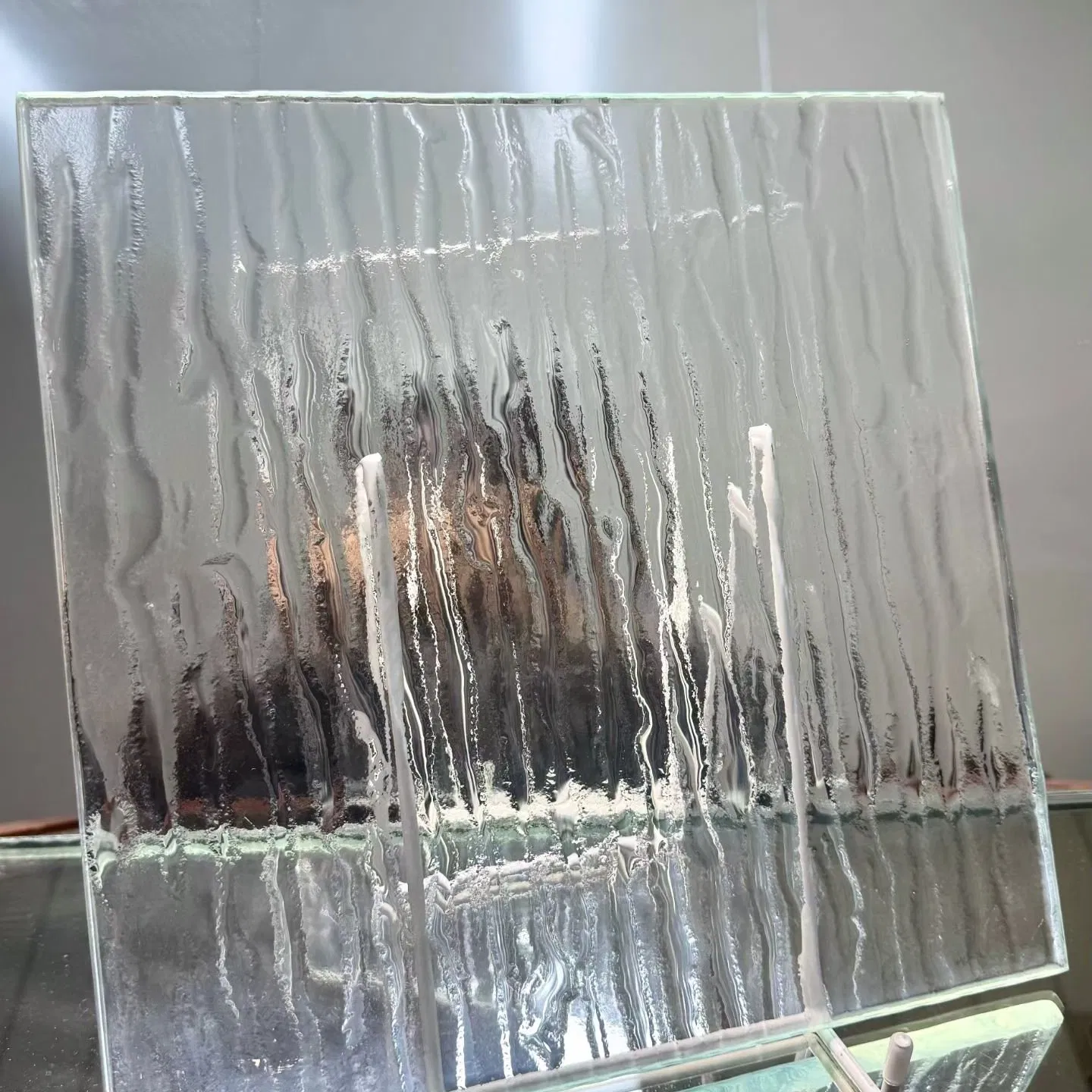 Fusing Cast Hot Melting Glass for Windows Wall Partition Bathroom Mirror Frame Artwork