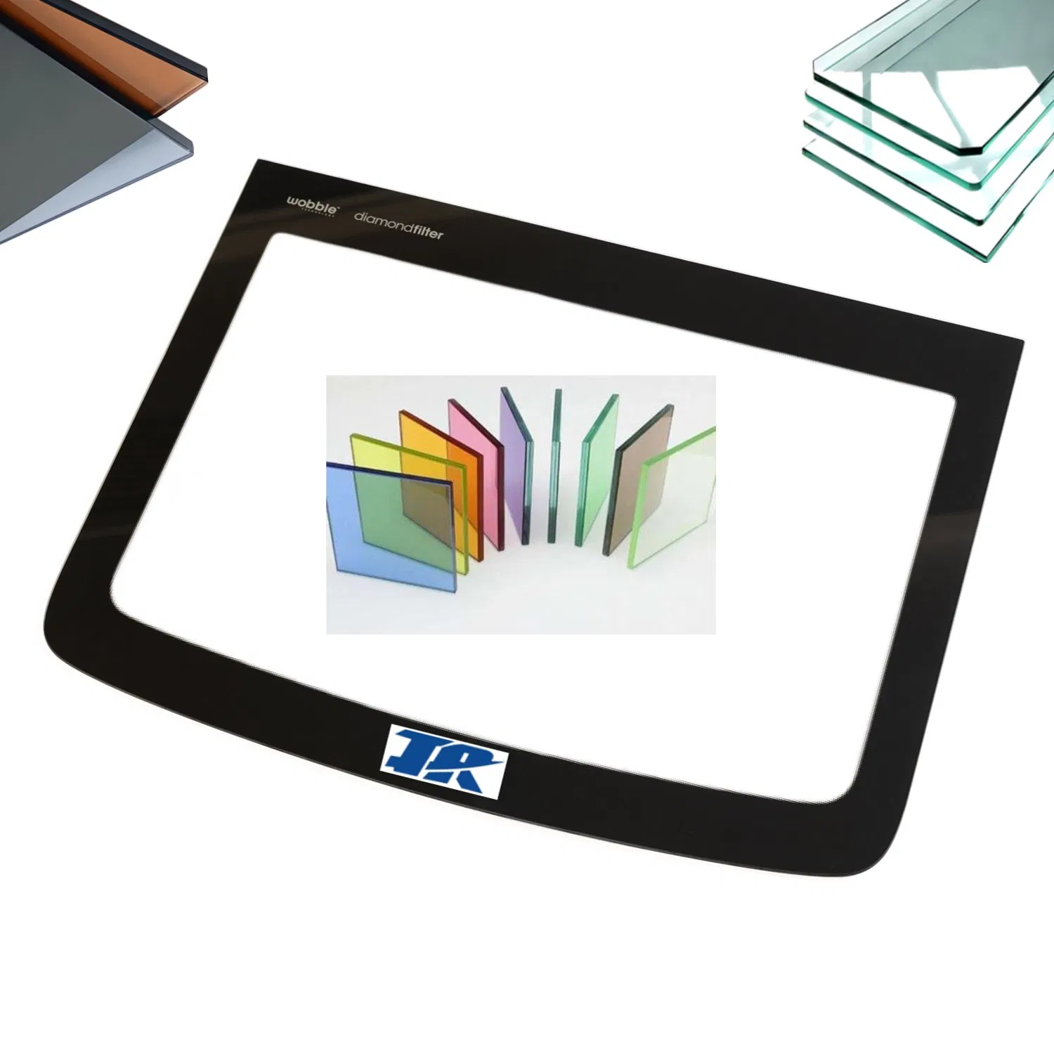 Tempered Glass Cover Panel for Washing Machine / Display Panel/ Industrial Devices/ Refrigerator Door Glass