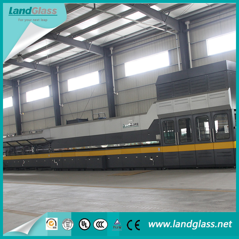 Landglass Jetconvection 4-19 Building Flat and Car Bent Low-E Bending Toughened Glass Production Line