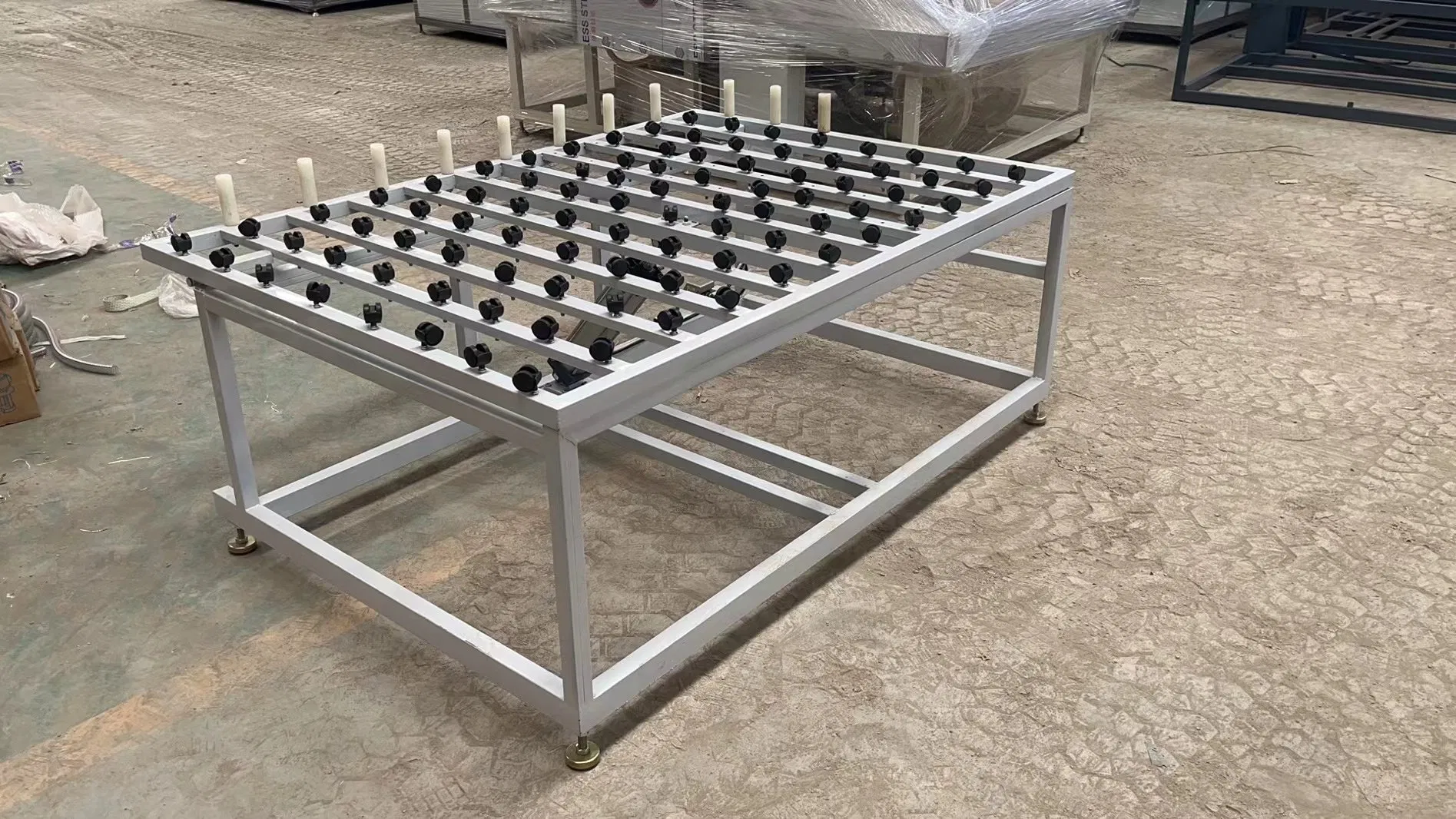 Low Speed Horizontal Glass Insulating Double Glazing Hot Roller Press Line Machine Insulated Glass Washing Drying Tilting Table 1200