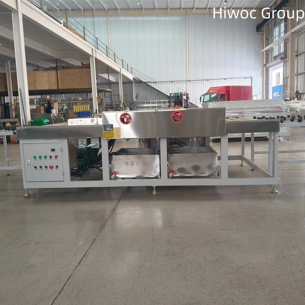 Horizontal Insulating Laminated Glass Production Line 1600mm Washing Drying Machine