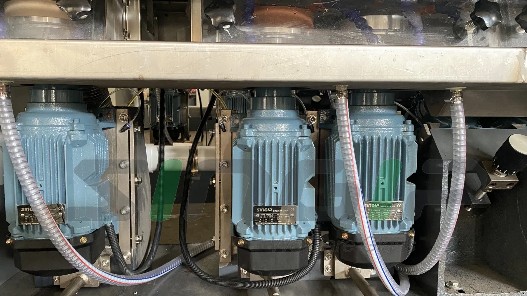 Szm9325b Glass Straight Line Edging Machine 9 Motors High Quality Machine