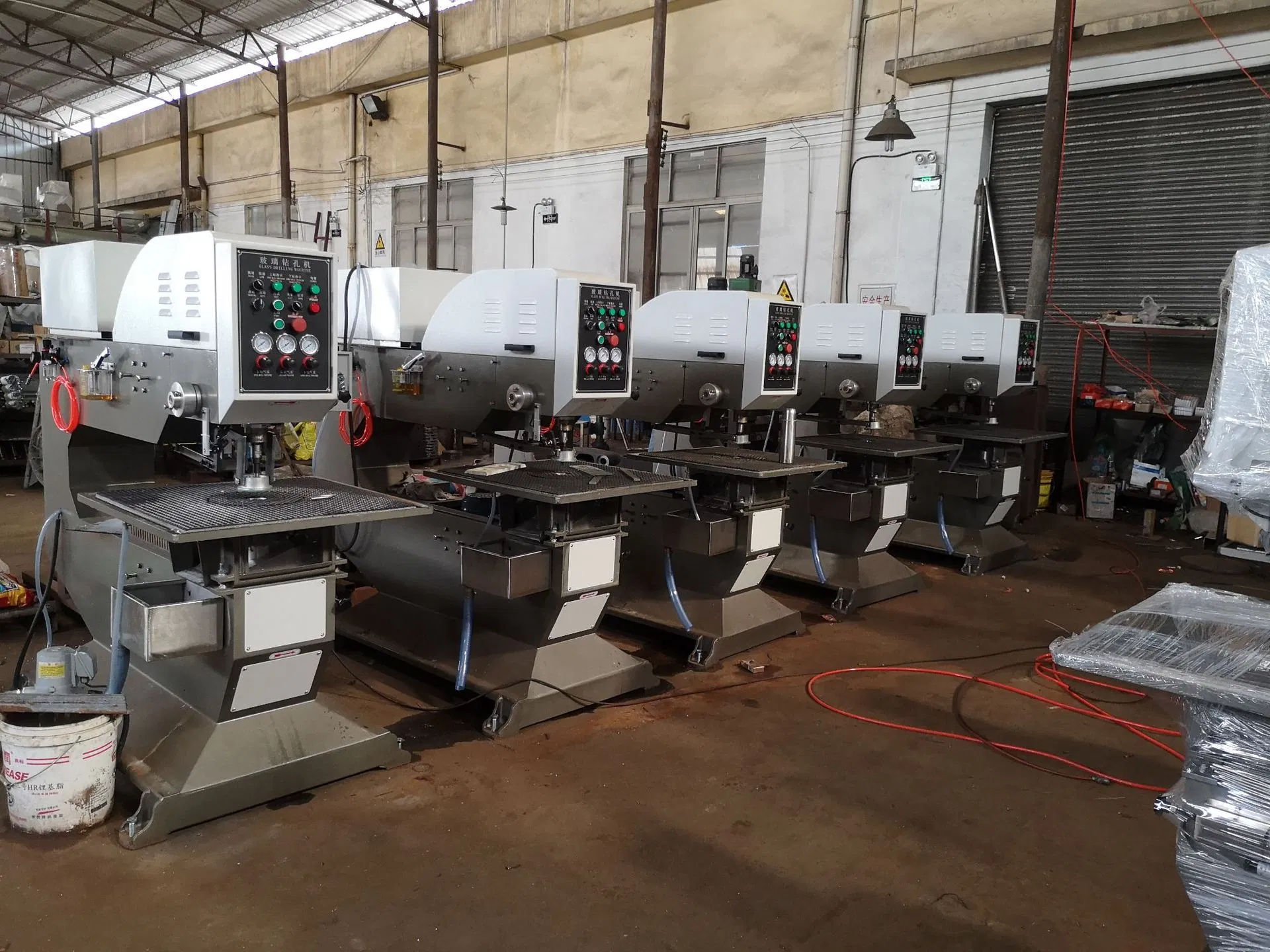 High Efficiency Full Automatic Glass Drilling and Milling Machine