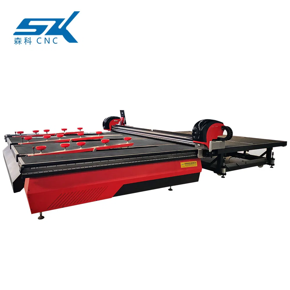 China 3 in 1 3624 3826 Fully Automatic Loading Breaking Glass Cutting Table with Loading Arms