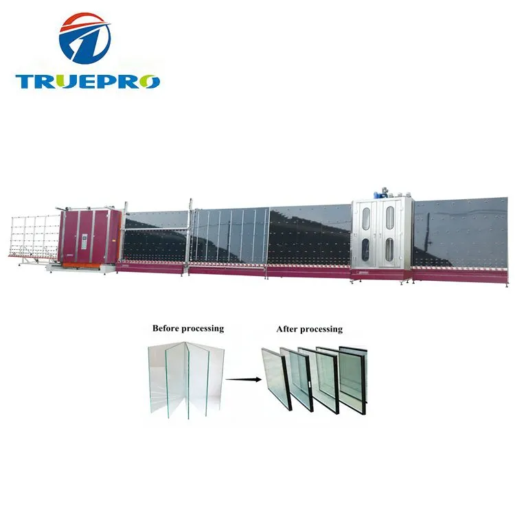 Automatic vertical double glazing machine