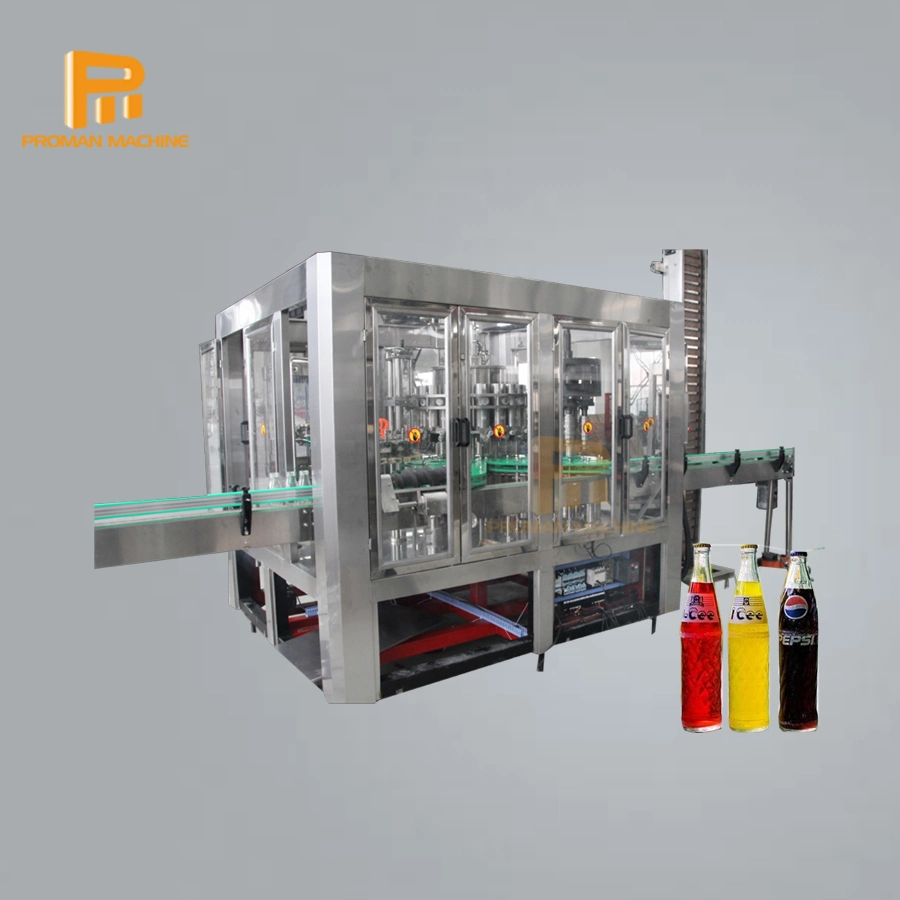 Automatic Small Pet Glass Bottle Mineral Water / Soft Carbonated Beverage Drinks / Fruit Juice Hot Filling Bottling Making Equipment / Production Line Machine