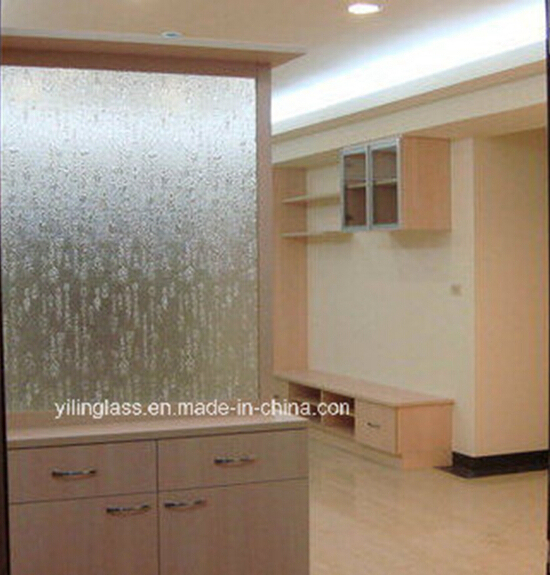 Toughened Partition Washing Room Tempered Patterned Private Screen Glass