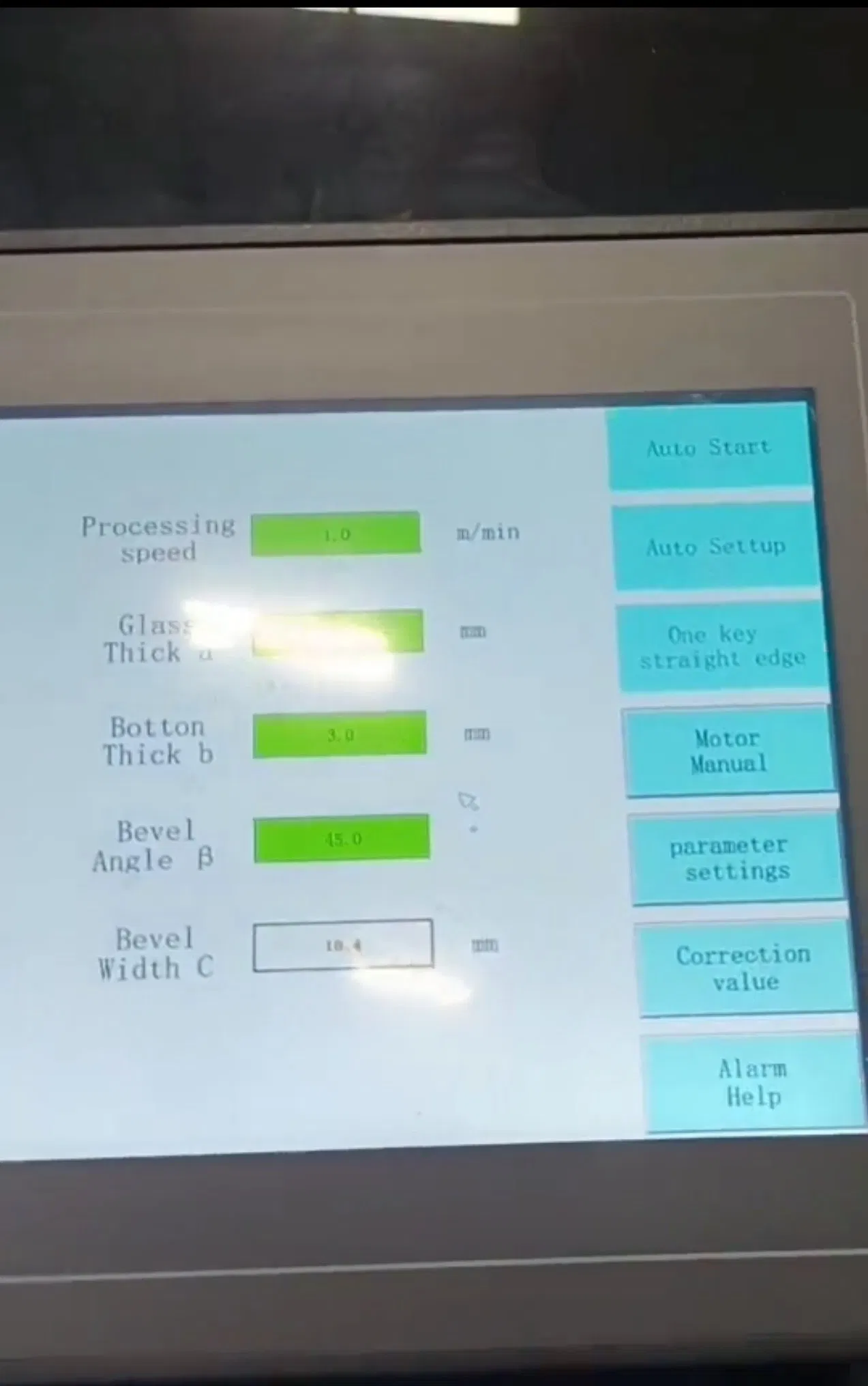 Automatic Glass Straight Line Edging Polishing