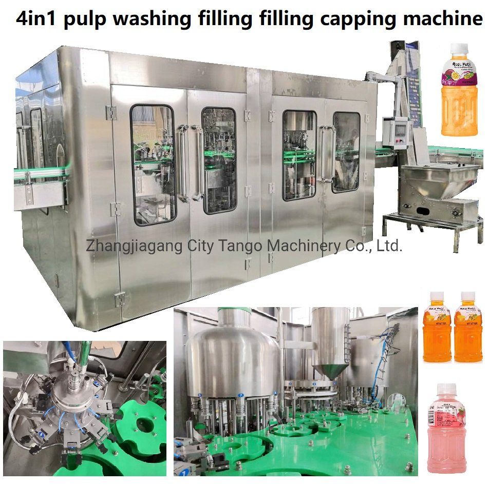 Automatic Glass Bottle Juice Making Production Line Machine