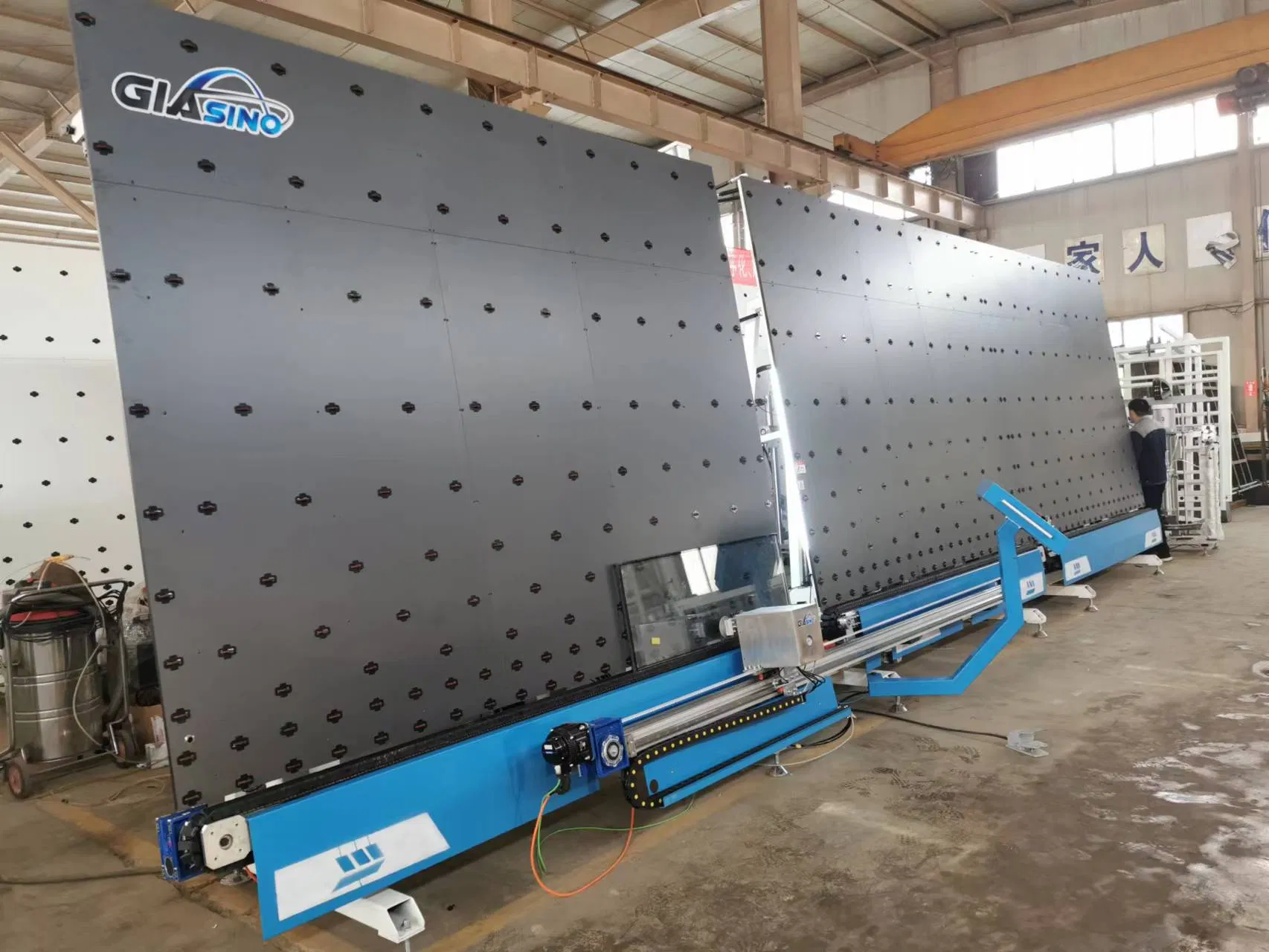 Dgu Facade Glass Automatic Sealing Robot for Insulating Glass Processing Double System Use for Two Different Rubber