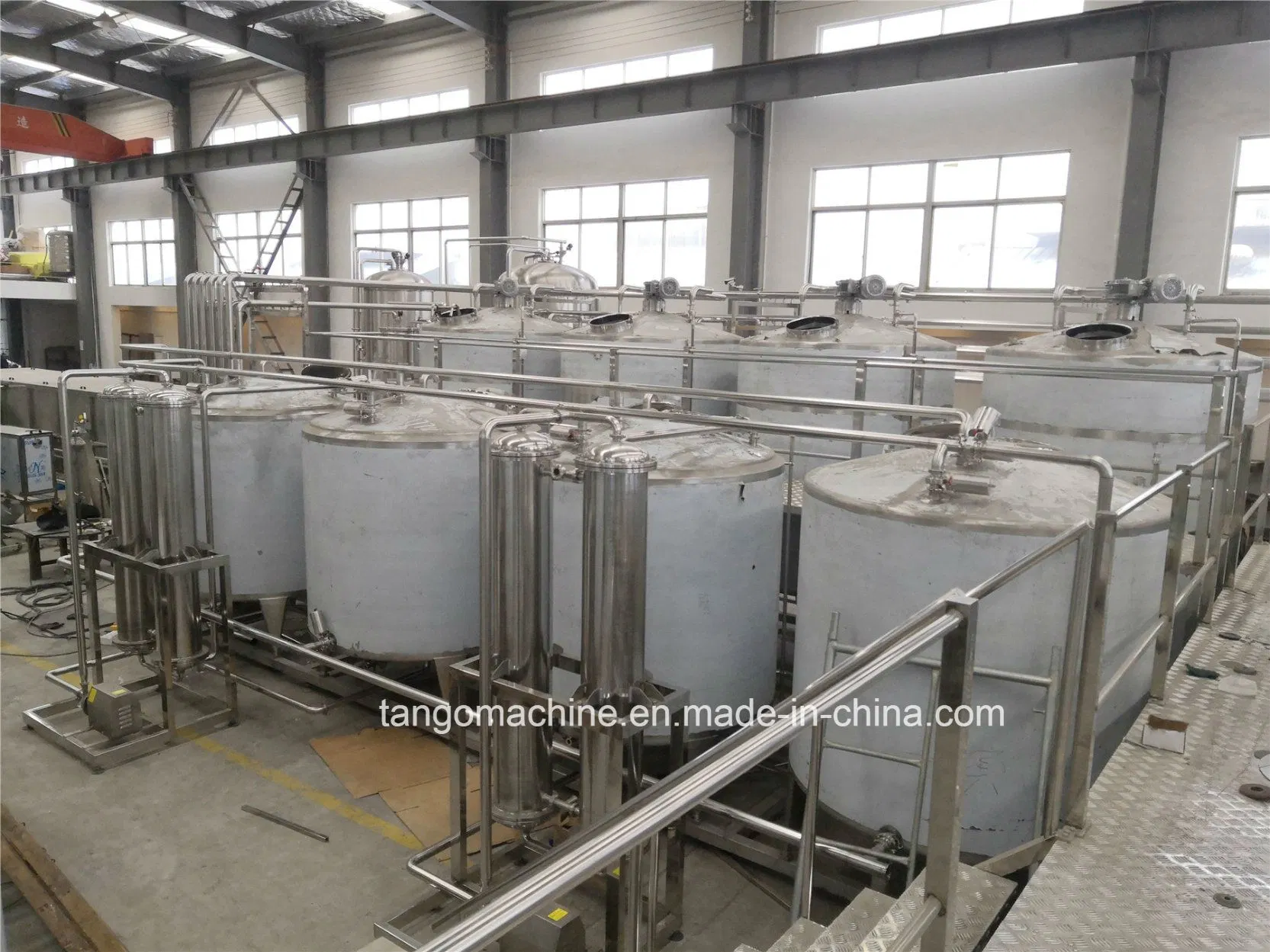 Carbonated Beverage Drink Filling Production Line for Pet Glass Bottle