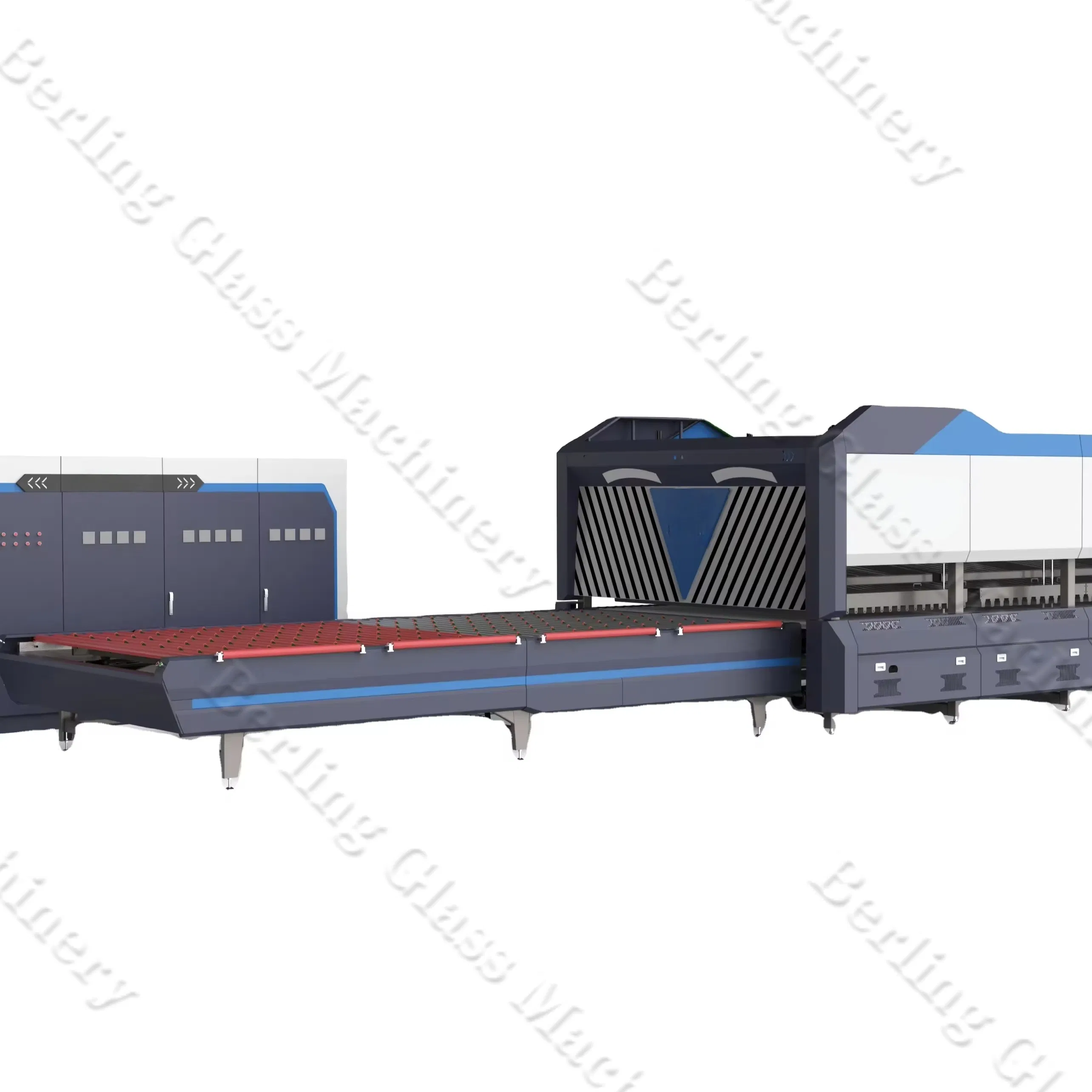Tempered Glass Machine Flat or Curve Tempering Glass Furnace Production Line