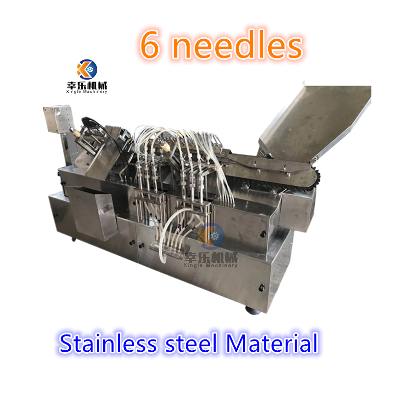 Pharmaceutical Liquid Ampoule Bottle Filling Production Line 6 Heads Automatic Glass Ampoule Making Filling and Sealing Machine