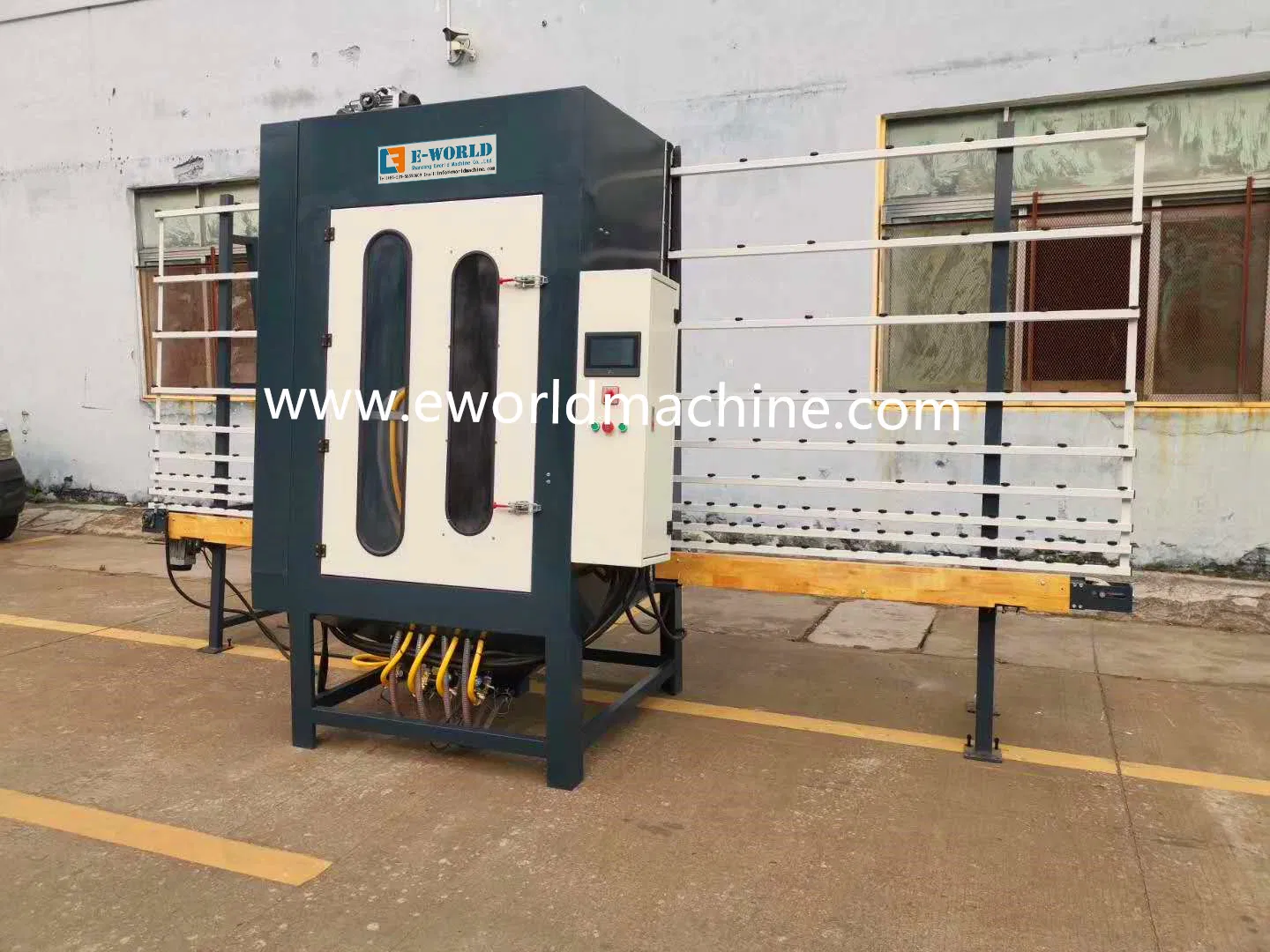 Best Price Glass Processing Automatic Vertical Glass Sandblasting Machine