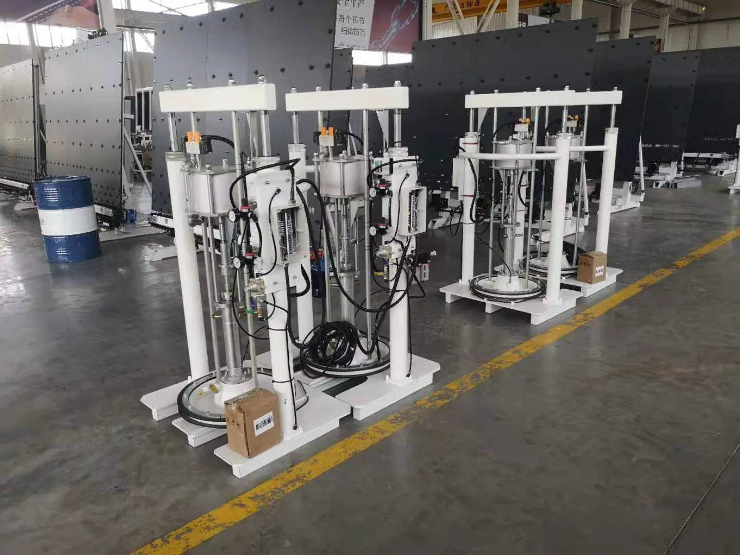 Automatic Vertical CNC Insulating Glass Silicone Sealant Sealing Robot for Double Glazing Glass Windows and Windows