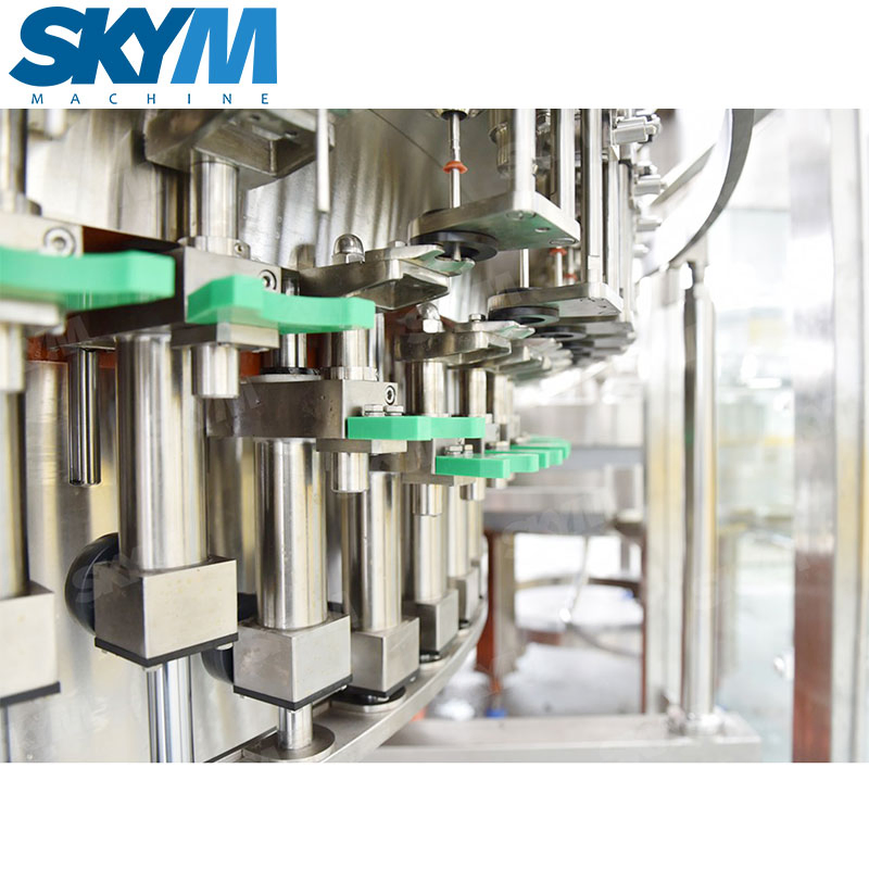 OEM Automatic Beverage Juice Soda Carbonated Drink Making Liquid Glass Bottle Filling Machines Production Line Capping Machine