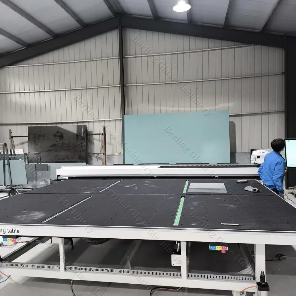 CNC Glass Cutting Machine with Automatic Loading Breaking Table Laser Printer Low-E Deletion Glass Cutting Machine Line
