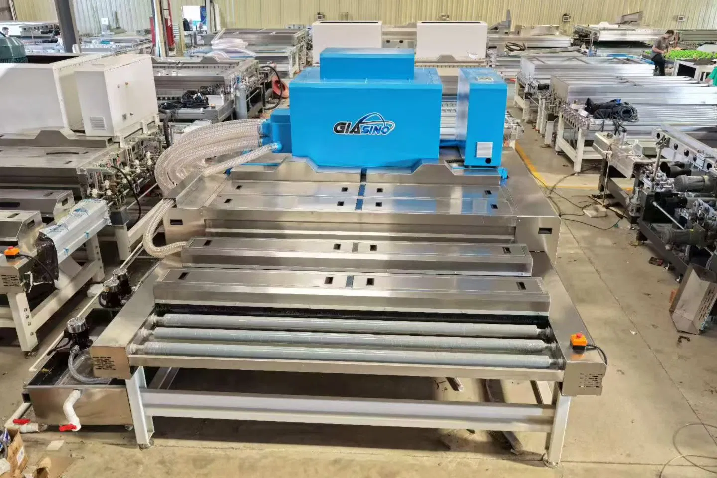 Horizontal Glass Washer and Dryer Glass Washing Machine for Tempering Glass