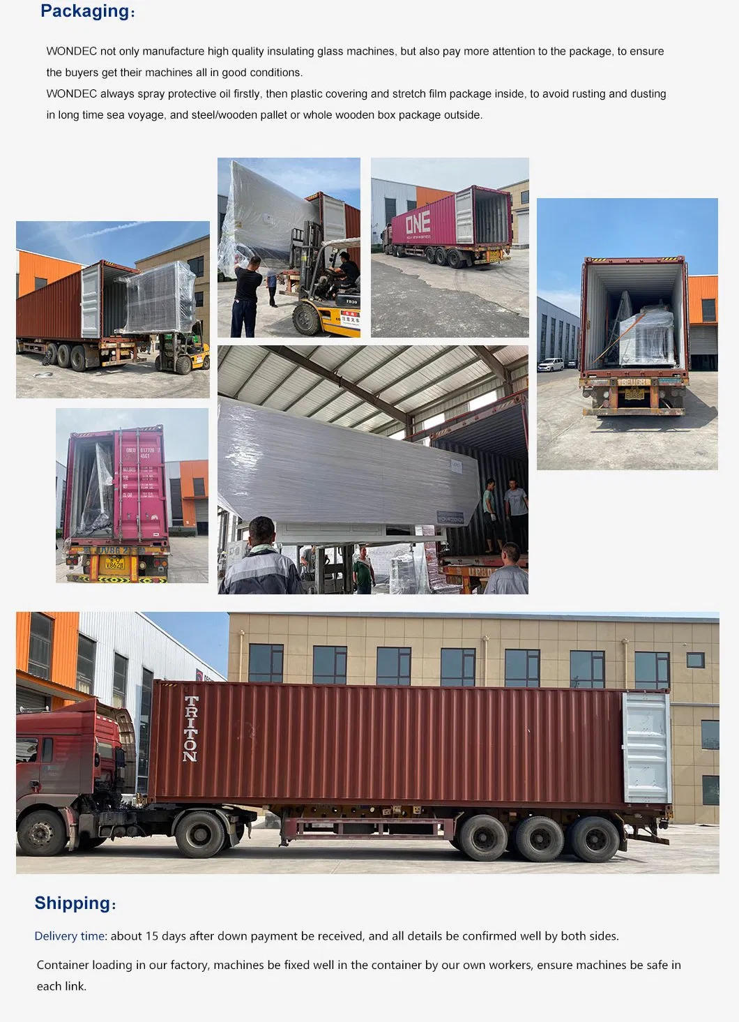 Packaging and Shipping