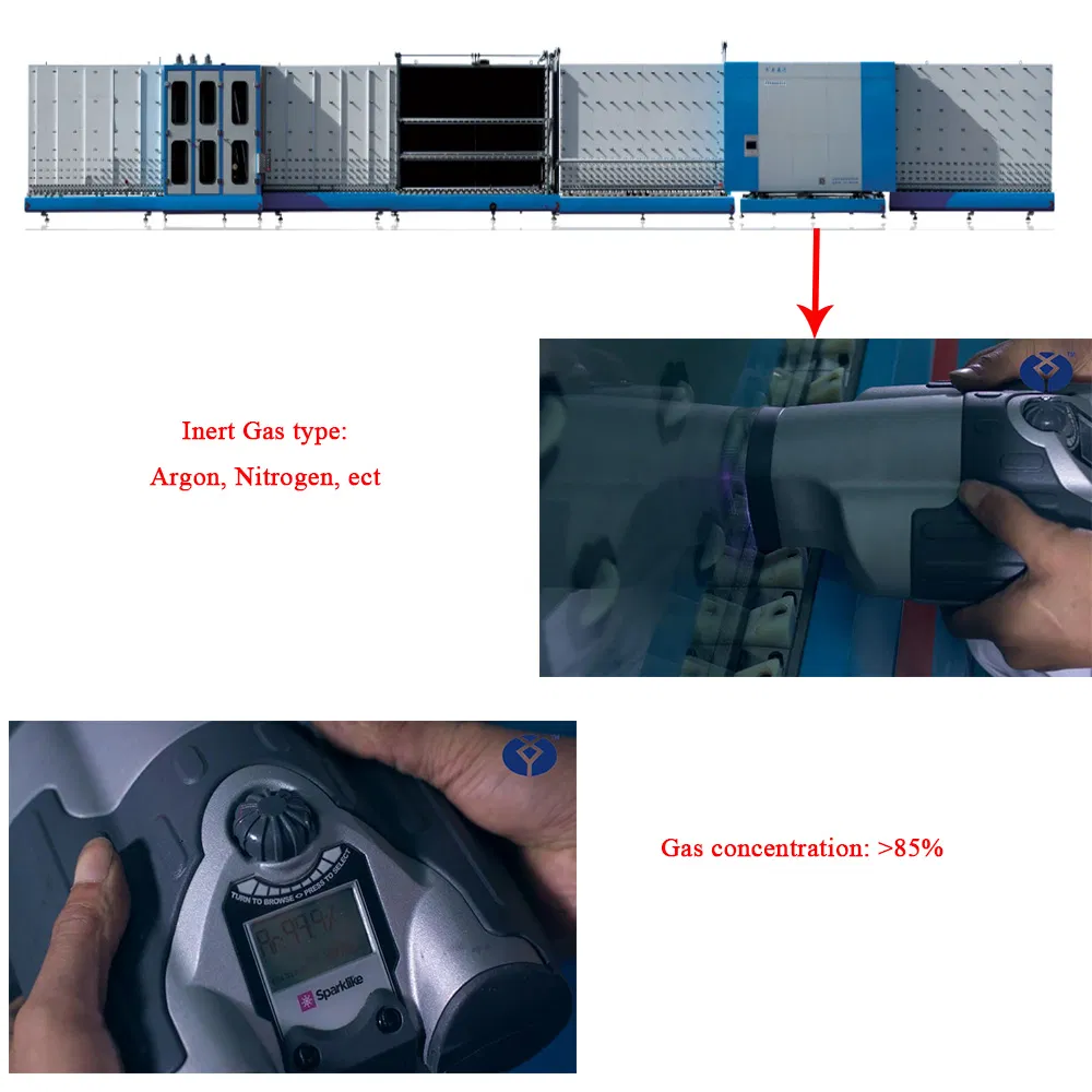 Automatic Vertical Aluminum Windows and Doors Igu Machine with 5%off