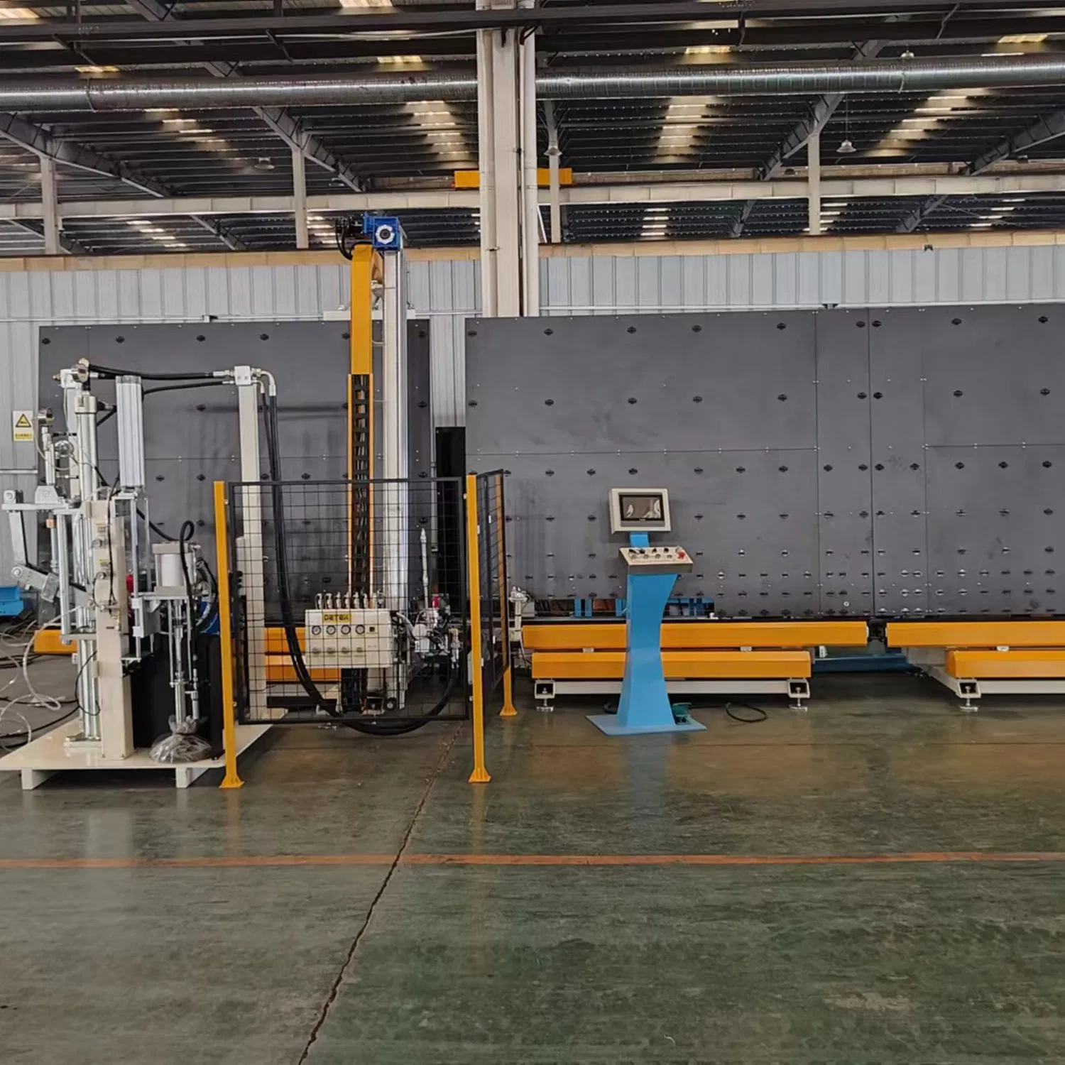 Automatic Sealing Robot for Insulating Glass Production with One Dosing System