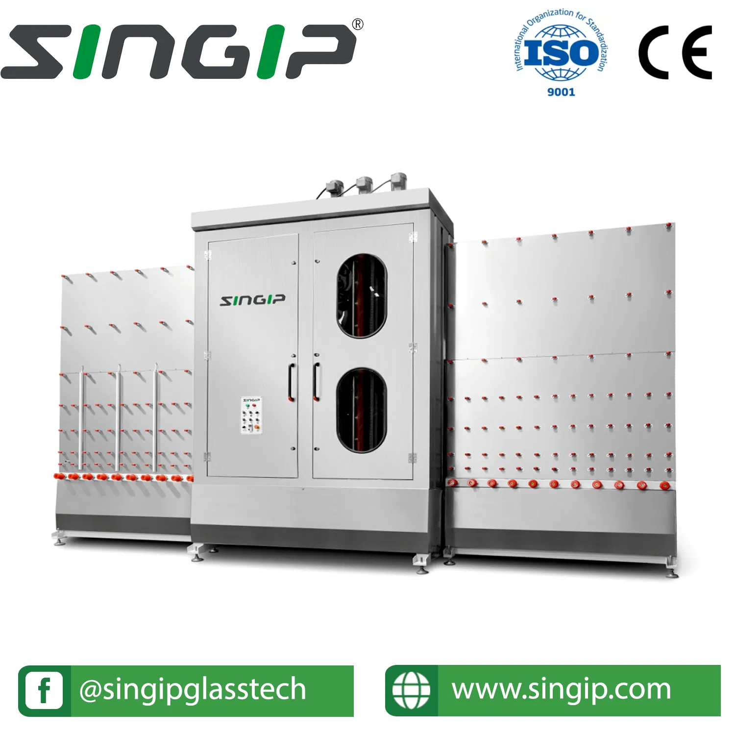 Vertical Glass Washing Machine Fit for Insulating Glass Line Automatic Washer