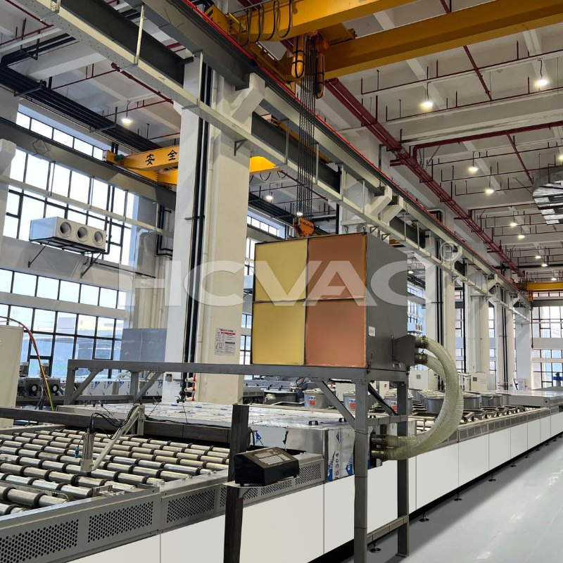 Hcvac Large Size Float Glass/Reflective Glass/Glass Mirror Vacuum Coating Production Line